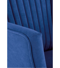 DELGADO fotel wypoczynkowy granatowy