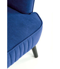 DELGADO fotel wypoczynkowy granatowy
