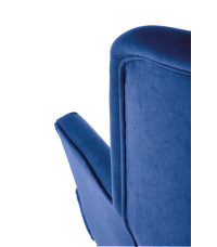 DELGADO fotel wypoczynkowy granatowy