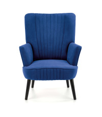 DELGADO fotel wypoczynkowy granatowy