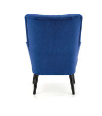 DELGADO fotel wypoczynkowy granatowy