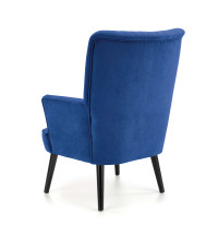 DELGADO fotel wypoczynkowy granatowy