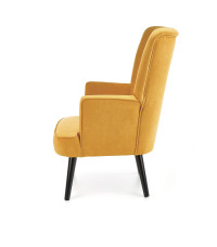 DELGADO fotel wypoczynkowy musztardowy