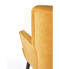 DELGADO fotel wypoczynkowy musztardowy