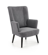 DELGADO fotel wypoczynkowy popielaty