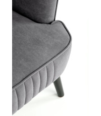 DELGADO fotel wypoczynkowy popielaty