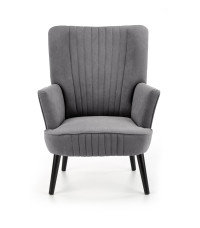 DELGADO fotel wypoczynkowy popielaty