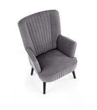 DELGADO fotel wypoczynkowy popielaty