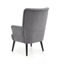 DELGADO fotel wypoczynkowy popielaty