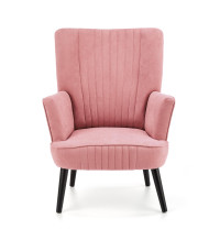 DELGADO fotel wypoczynkowy różowy