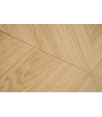 EDMONDO stół rozkładany dąb naturalny / czarny (2p1szt)