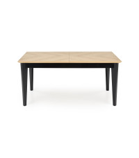 EDMONDO stół rozkładany dąb naturalny / czarny (2p1szt)