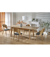 EDMONDO stół rozkładany dąb naturalny (2p1szt)