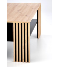 FEMINA ława dąb artisan/czarny (1p1szt)