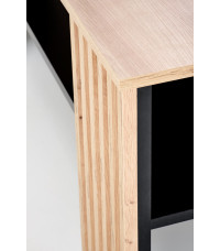 FEMINA ława dąb artisan/czarny (1p1szt)