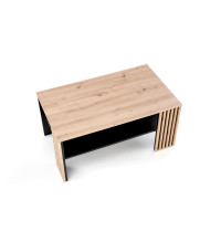 FEMINA ława dąb artisan/czarny (1p1szt)