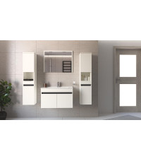 FIGARO Lustro 80 cm biały (1p1szt)