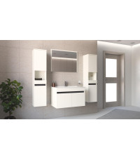 FIGARO Lustro 80 cm biały (1p1szt)