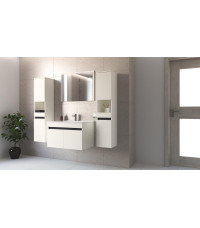 FIGARO Lustro 80 cm biały (1p1szt)