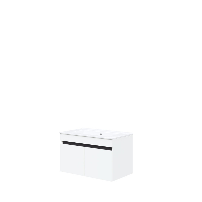 FIGARO Szafka pod umywalkę 80/2D biały (1p1szt) FIGARO Szafka pod umywalkę 80/2D biały (1p1szt)