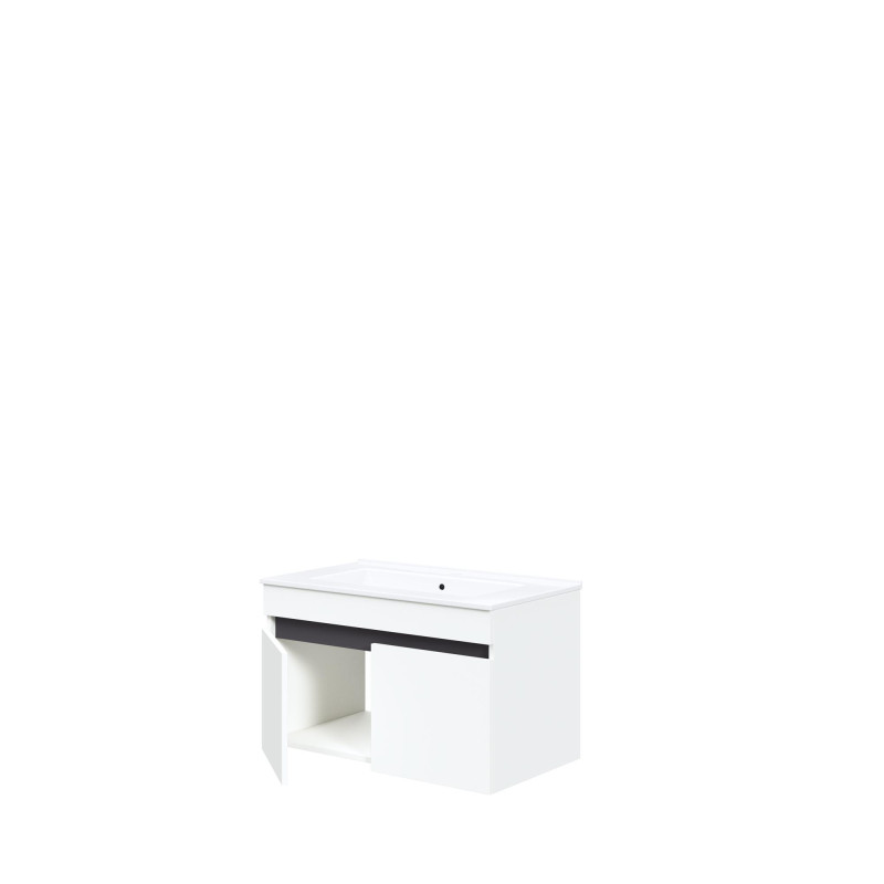FIGARO Szafka pod umywalkę 80/2D biały (1p1szt) FIGARO Szafka pod umywalkę 80/2D biały (1p1szt)