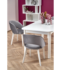 FLORIAN stół rozkładany blat - biały, nogi - biały (2p1szt)