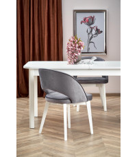 FLORIAN stół rozkładany blat - biały, nogi - biały (2p1szt)