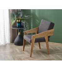 FREEDOM fotel dąb naturalny/popiel (1p1szt)