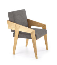 FREEDOM fotel dąb naturalny/popiel (1p1szt)