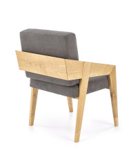 FREEDOM fotel dąb naturalny/popiel (1p1szt)