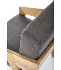 FREEDOM fotel dąb naturalny/popiel (1p1szt)