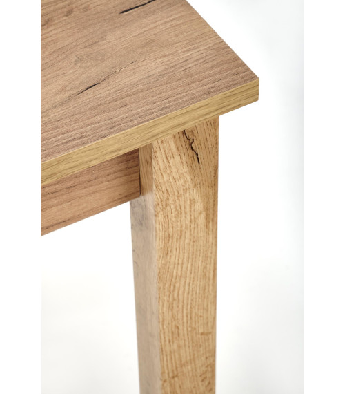 GINO stół rozkładany blat - dąb craft, nogi - dąb craft (1p1szt)