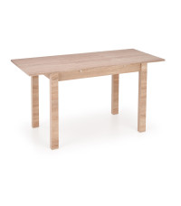 GINO stół rozkładany blat - dąb sonoma, nogi - dąb sonoma (1p1szt)