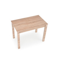 GINO stół rozkładany blat - dąb sonoma, nogi - dąb sonoma (1p1szt)