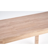 GINO stół rozkładany blat - dąb sonoma, nogi - dąb sonoma (1p1szt)