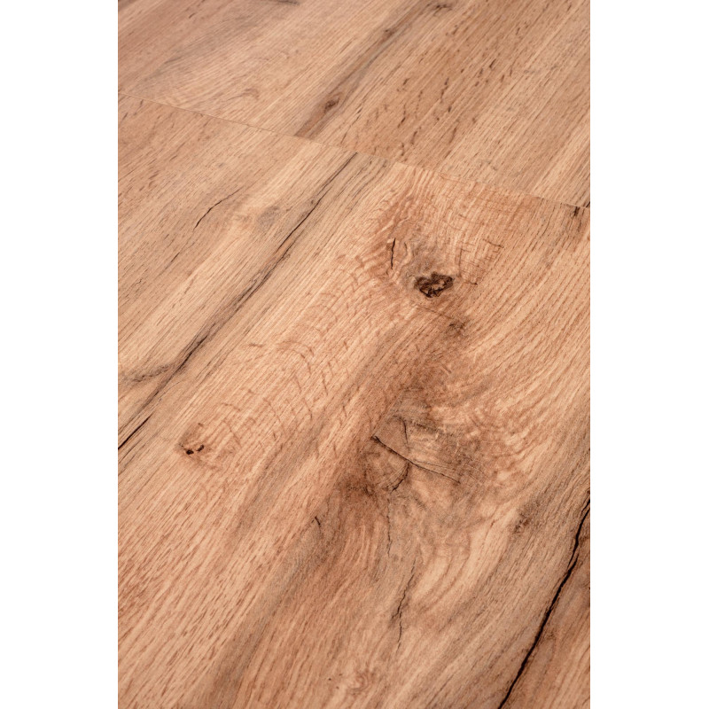 GINO stół rozkładany blat - dąb wotan, nogi - czarny (1p1szt)