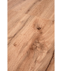 GINO stół rozkładany blat - dąb wotan, nogi - czarny (1p1szt)