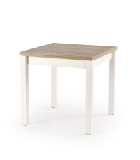 GRACJAN stół kolor dąb sonoma / biały (2p1szt)