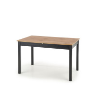 GREG stół rozkładany kolor dąb wotan/czarny (1p1szt)