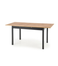 GREG stół rozkładany kolor dąb wotan/czarny (1p1szt)