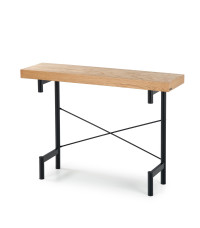 INFERNO konsolka dąb naturalny - czarny (1p1szt)