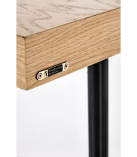 INFERNO konsolka dąb naturalny - czarny (1p1szt)