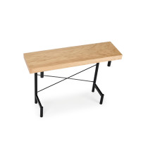 INFERNO konsolka dąb naturalny - czarny (1p1szt)