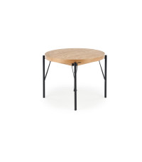 INFERNO stół rozkładany dąb naturalny - czarny (2p1szt)