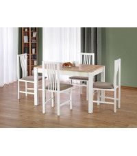 KSAWERY stół kolor dąb sonoma / biały (2p1szt)