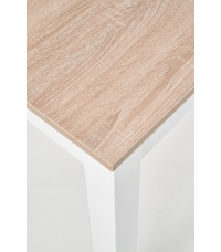 KSAWERY stół kolor dąb sonoma / biały (2p1szt)
