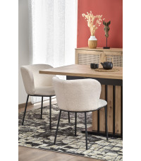 LAMELLO stół rozkładany 160-210/90 cm dąb artisan/czarny (2p1szt)