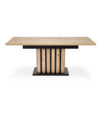 LAMELLO stół rozkładany 160-210/90 cm dąb artisan/czarny (2p1szt)