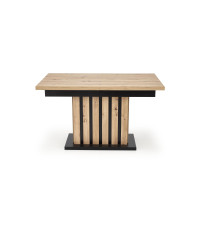 LAMELLO stół rozkładany 160-210/90 cm dąb artisan/czarny (2p1szt)