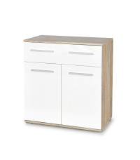 LIMA KM-1 komoda dąb sonoma / biały (1p1szt)